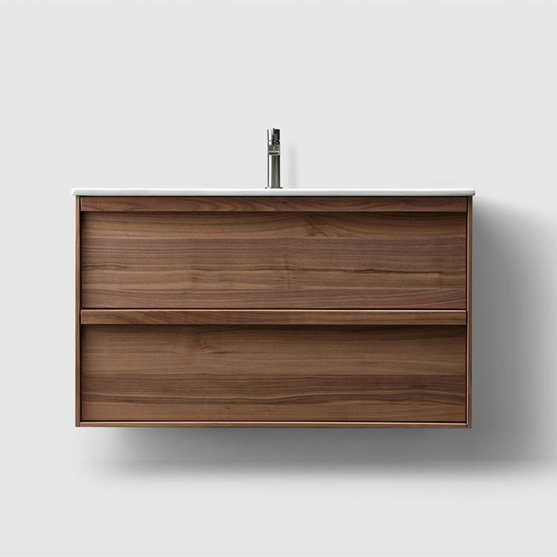 Vaskeskab Haven H2/100 inkl. Vask Walnut Wood