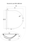 Brusehjørne Duschbyggarna Round De Luxe 930x800 Krom/Klart Glas