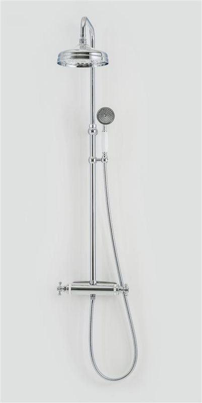 Loftbrusersæt Duschbyggarna Oxford Krom m Ladymix 150CC