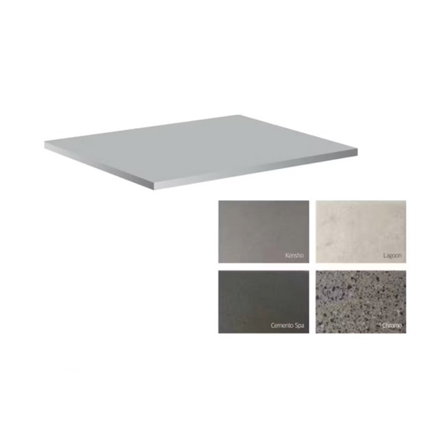 Bordplade Hafa Edge Suede Uden Hul 605x462