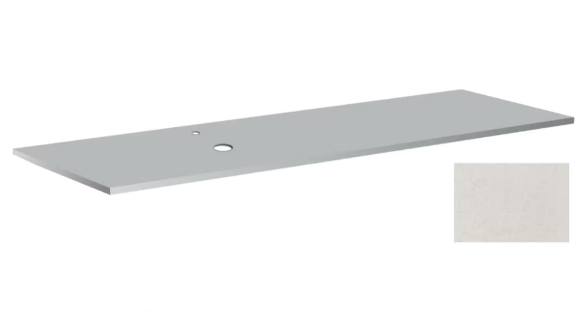 Bordplade Hafa Edge Lagoon Suede 1- hul V 1610X462