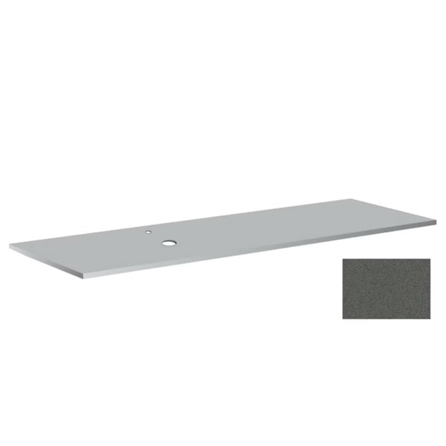 Bordplade Hafa EDGE SUEDE CEMENTO 1-hul V 1410X462