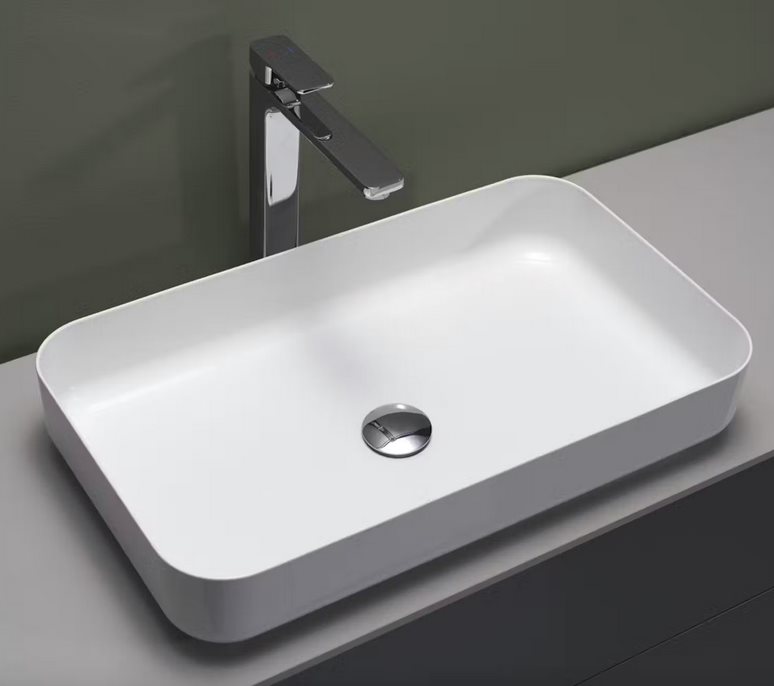 Håndvask Hafa Edge Smooth Glaseret Stål