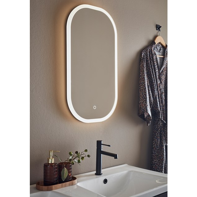 Spejl Hafa Store Soft LED