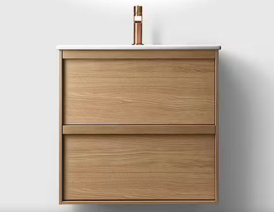 Vaskeskab Haven H2/60 inkl.Vask Oak Wood