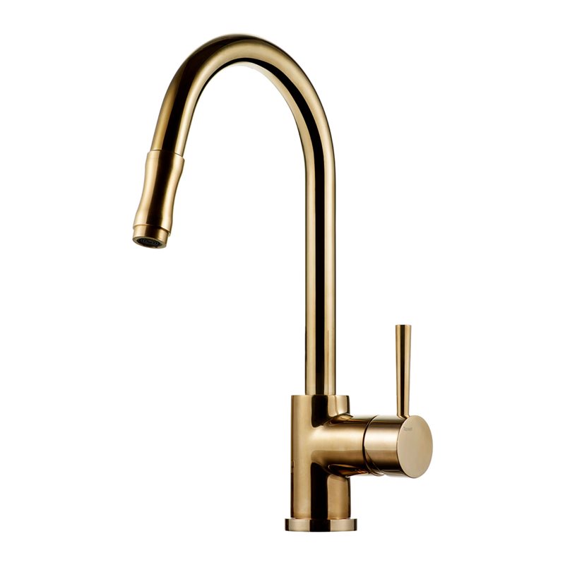 Køkkenarmatur Tapwell EVO185 med Udtrækstud Messing