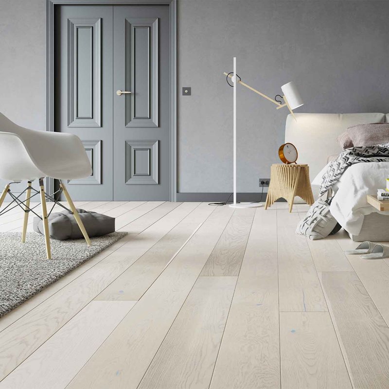 Parketgulv Nordic Floor Field White Eg Matlak 1-Stav