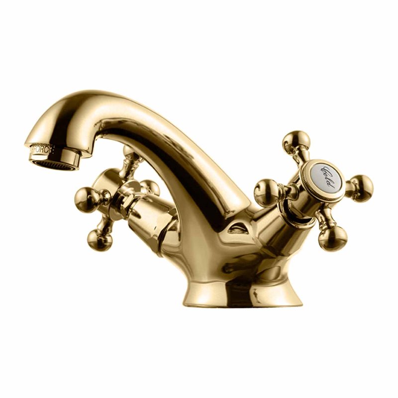 Håndvaskarmatur Tapwell Classic VLV065 med Løfteventil Messing