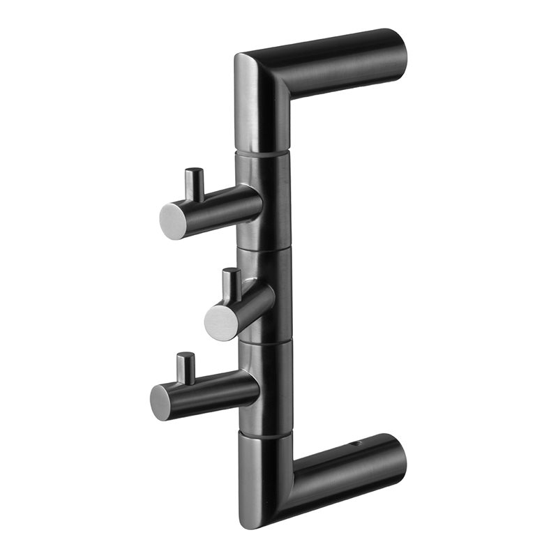 Håndklædekrog Tapwell TA253 Børstet Black Chrome