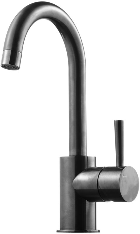 Håndvaskarmatur Tapwell EVO078 Brushed Black Chrome