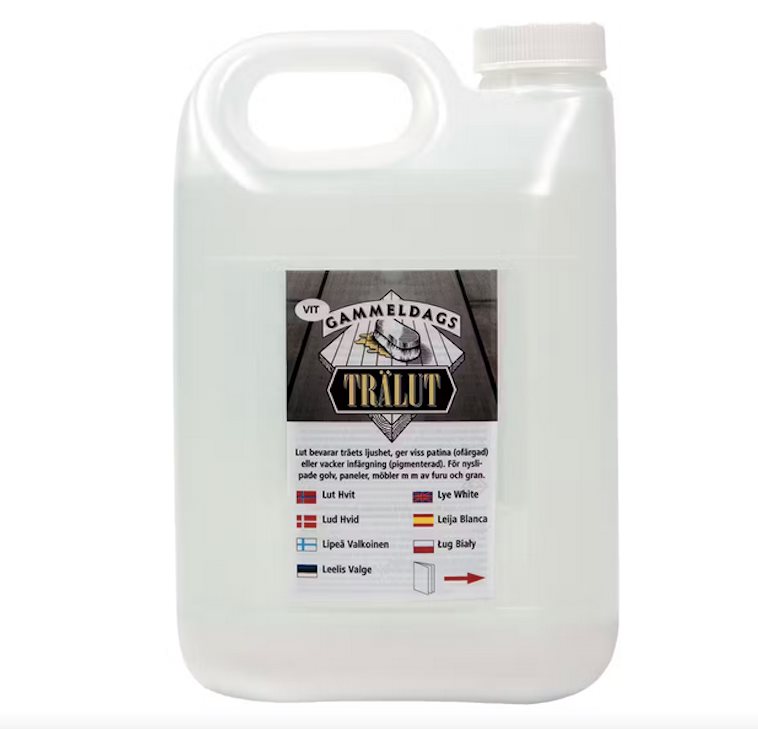 Trælud Gammeldags Hvid 5 liter