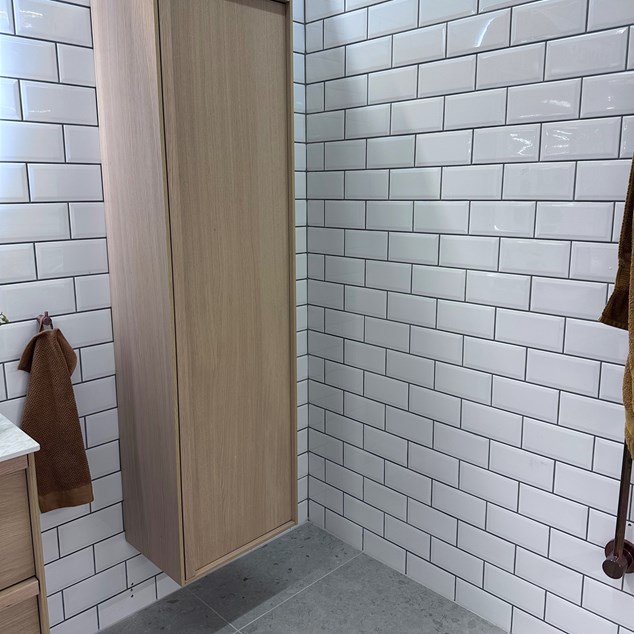 Vægflise Arredo Metro Biselado Facetkant Hvid Blank 7,5x15 cm