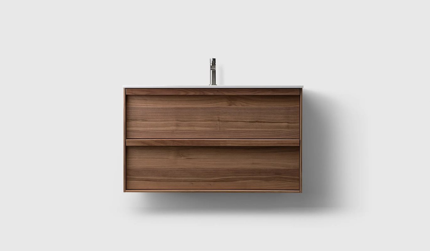 Vaskeskab Haven H2/100 inkl. Solid Surface og vask