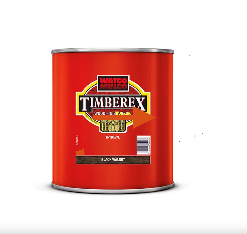 Træolie Timberex Coloured Black Walnut 0,2 L