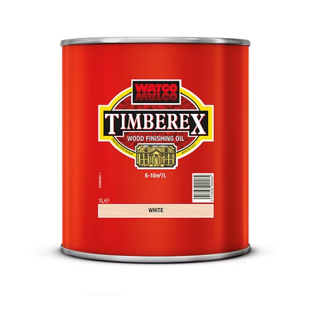 Træolie Timberex Coloured White 1 liter