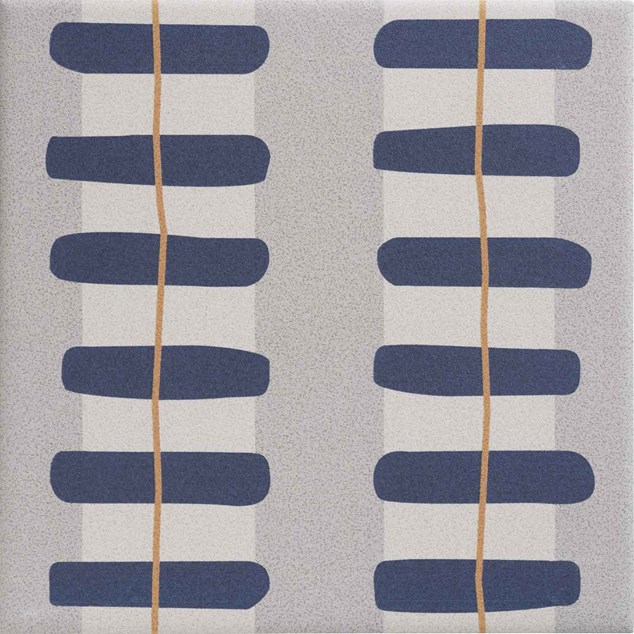 Klinker Bricmate Stig Lindberg Railing Blue 15x15 cm