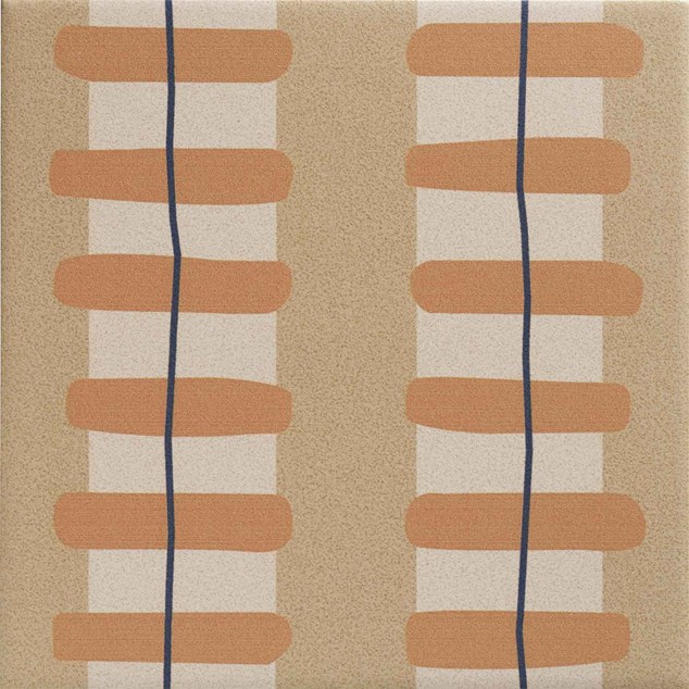 Klinker Bricmate Stig Lindberg Railing Yellow 15x15 cm