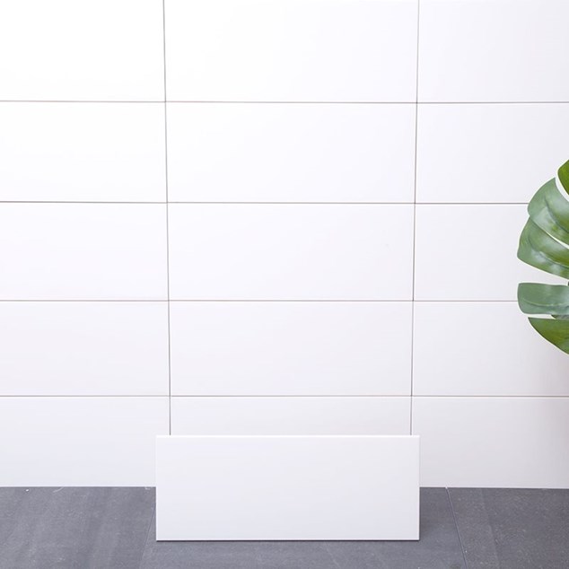 Vægflise Arredo Polar Hvid Mat 20x50 cm