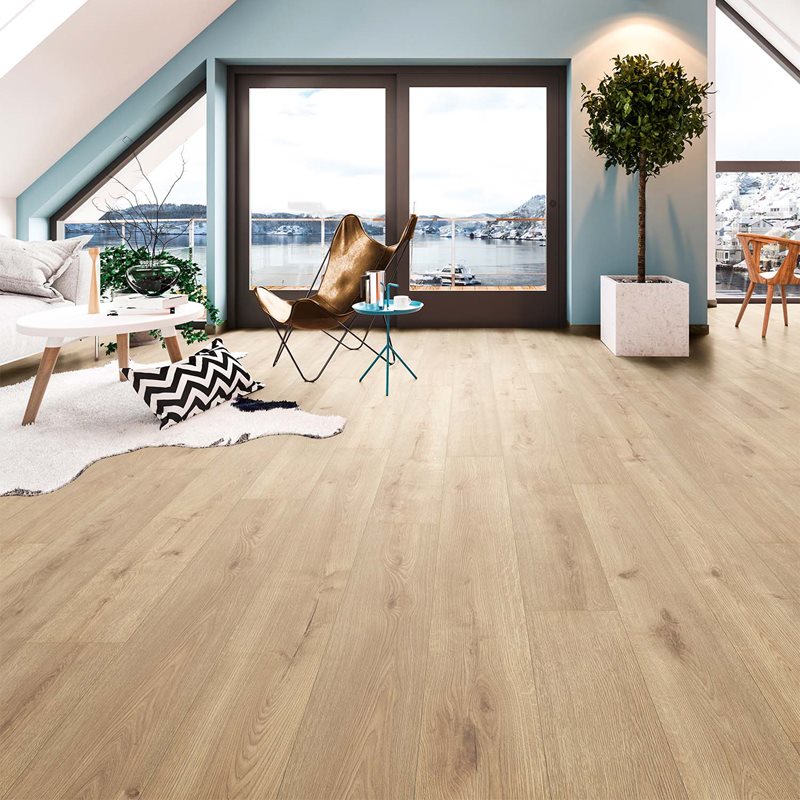 Laminatgulv Nordic Floor Plank Longboard Eg Hvid