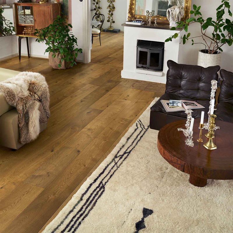 Parketgulv Pergo Svalbard Camel Brown Oak 1-Stav Ekstra Matlak