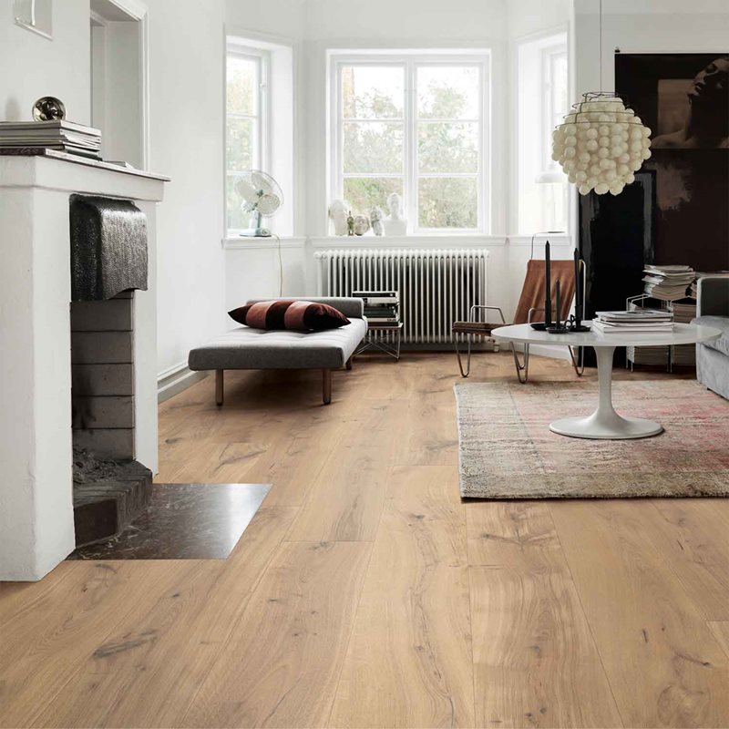 Parketgulv Pergo Langeland Residence Oak 1-Stav Ekstra Matlak