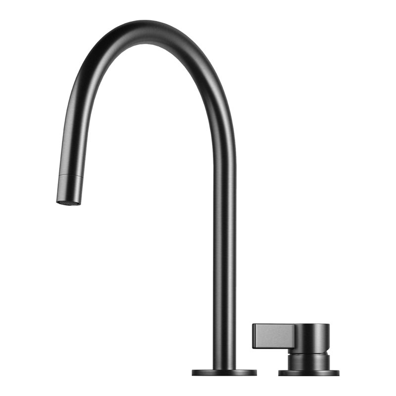 Håndvaskarmatur Tapwell ARM003 Brushed Black Chrome