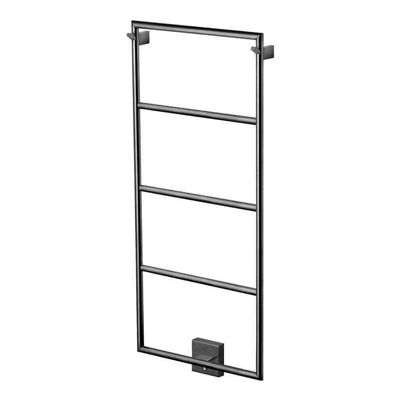 Håndklædetørrer Tapwell TW800-400 Brushed Black Chrome