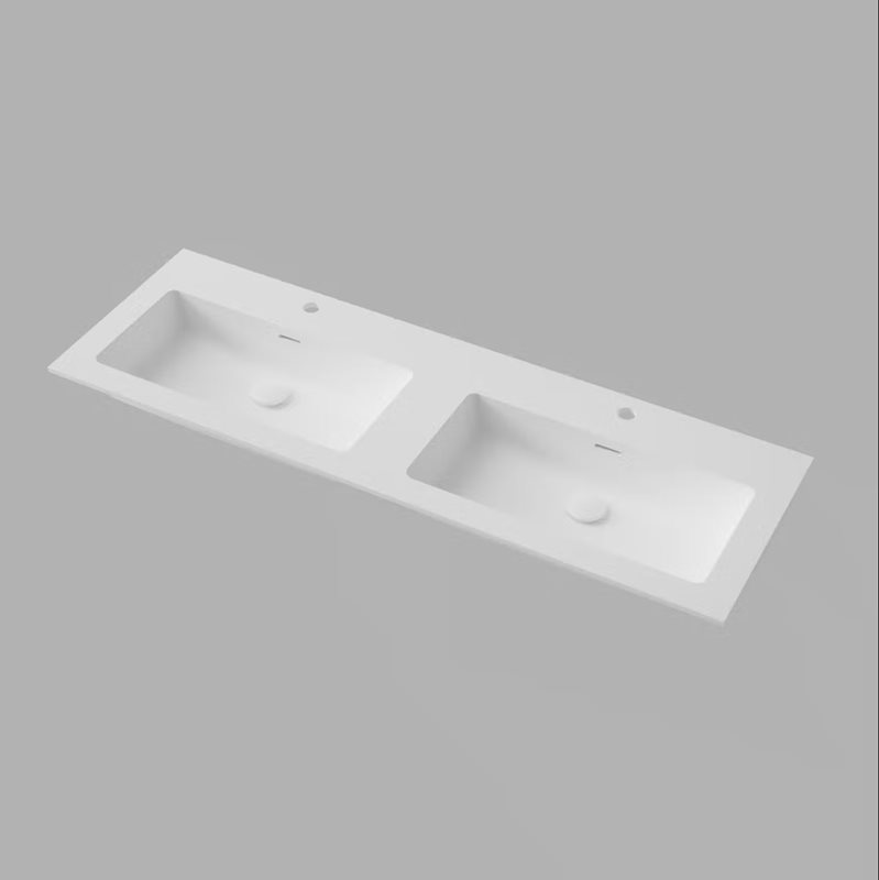 Håndvask INR Smooth Solid Surface Dobbelt