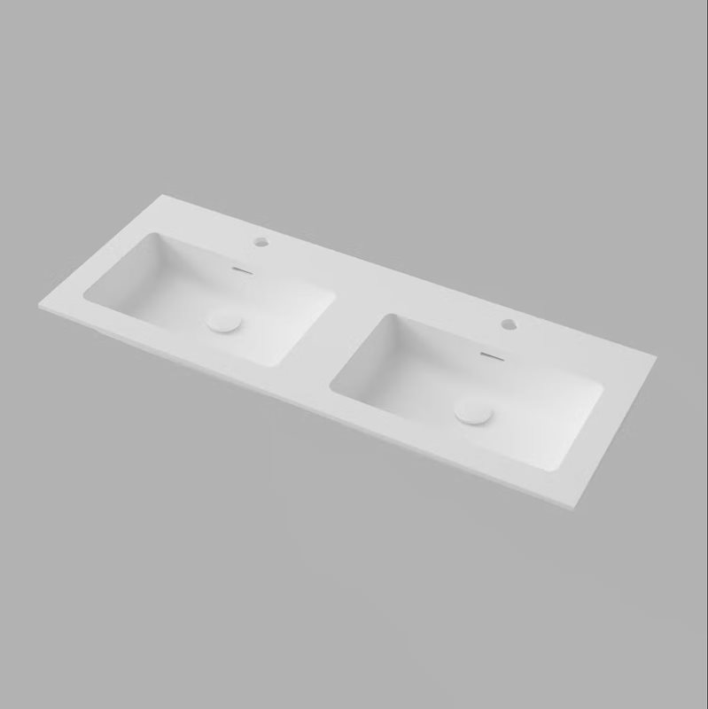 Håndvask INR Smooth Solid Surface Dobbelt