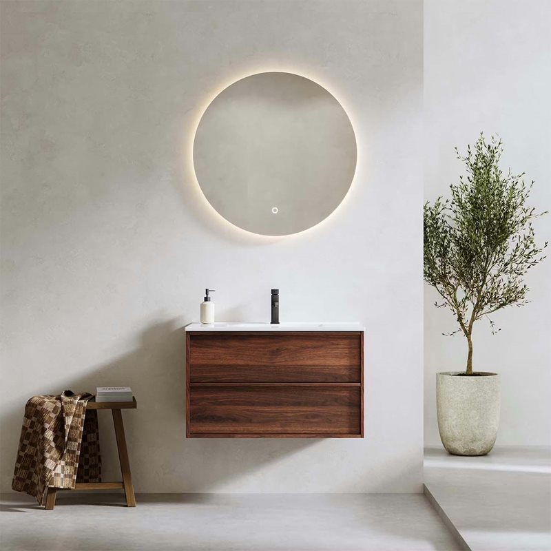 Vaskeskab Bathlife Charm Valnød 800 mm