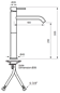 Håndvaskarmatur Tapwell EVM082 Messing