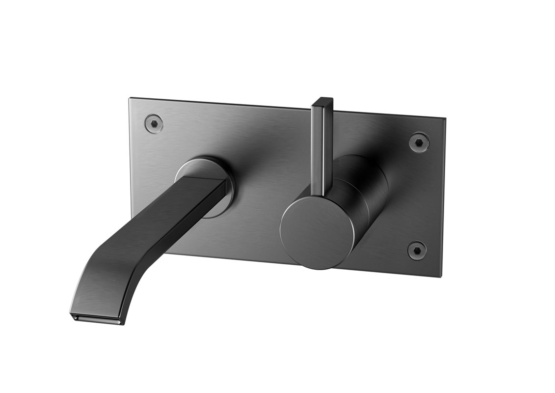 Håndvaskarmatur Tapwell ARM006 Brushed Black Chrome