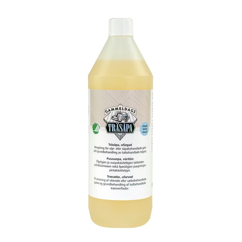 Træsæbe Gammeldags Ufarvet 1 L