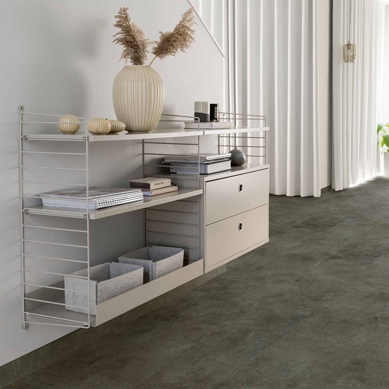 Vinylgulv Pergo Isefjord Pad Pro Dark Gritty Stone
