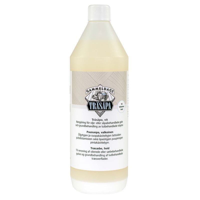 Træsæbe Gammeldags Hvid 1 Liter
