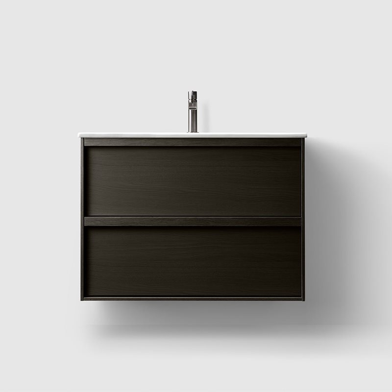 Vaskeskab Haven H2/80 inkl. Vask Dark Wood