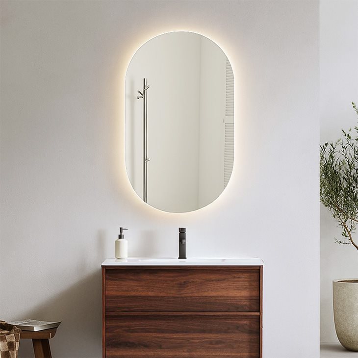 Spejl Bathlife Lyster