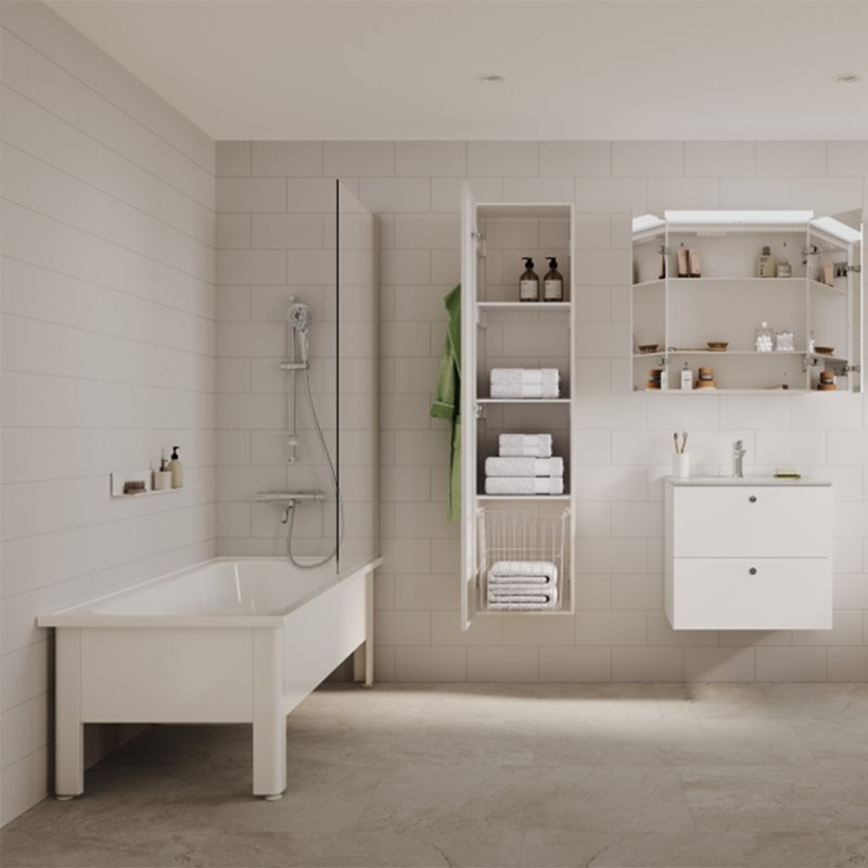 Badekar Svedbergs Emalje 1400 mm Hvid