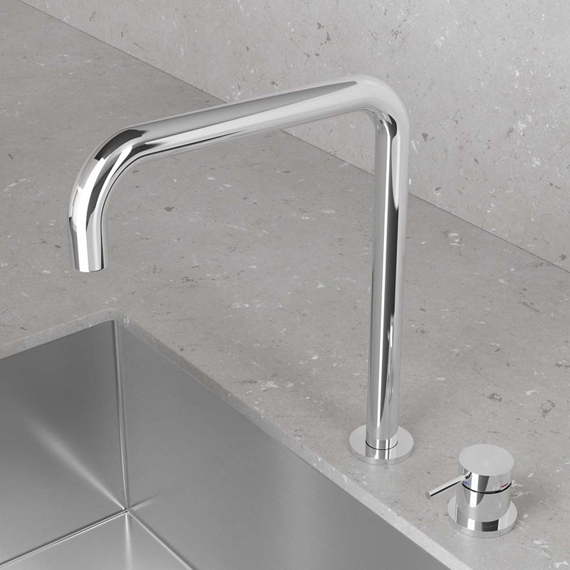 Køkkenarmatur Scandtap Steel Harmonized K2 Square