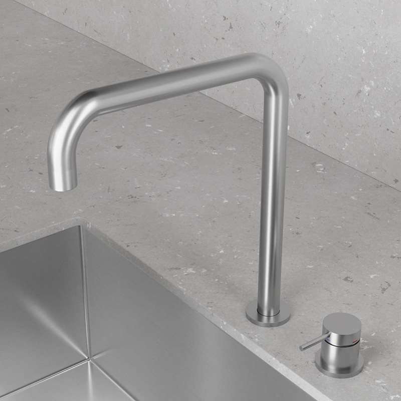 Køkkenarmatur Scandtap Steel Harmonized K2 Square
