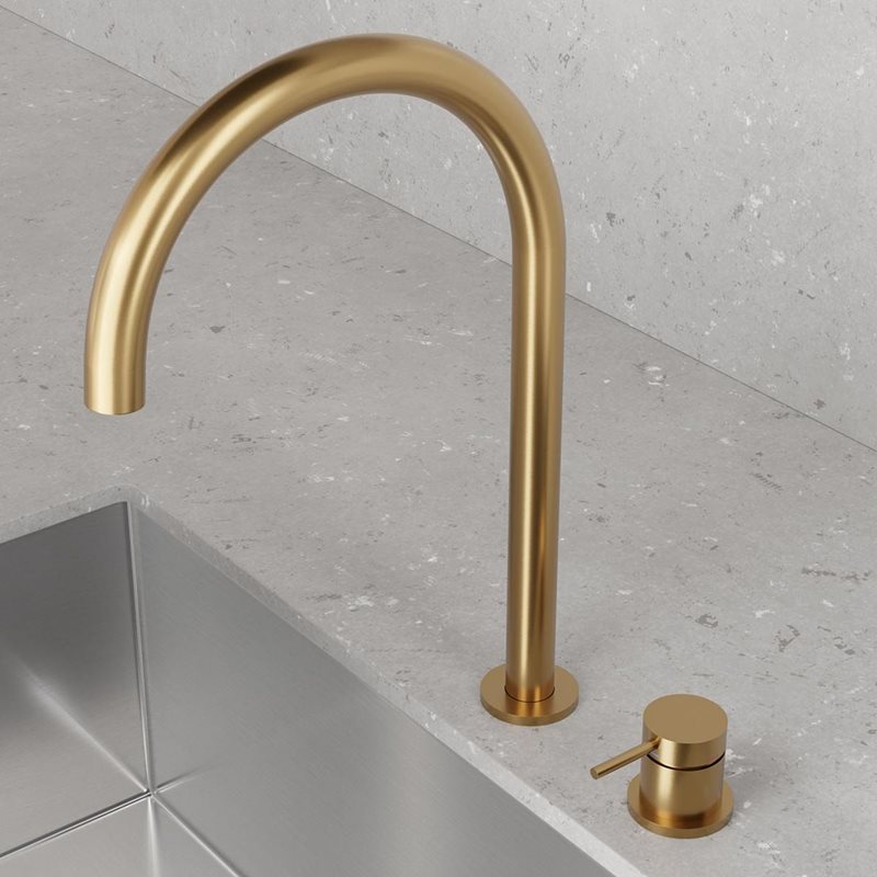 Scandtap Harmonized K2 køkkenarmatur, børstet messing