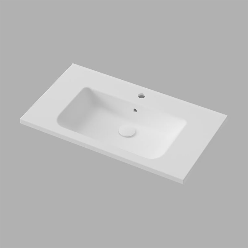 Håndvask INR Shape Porcelæn Glossy White