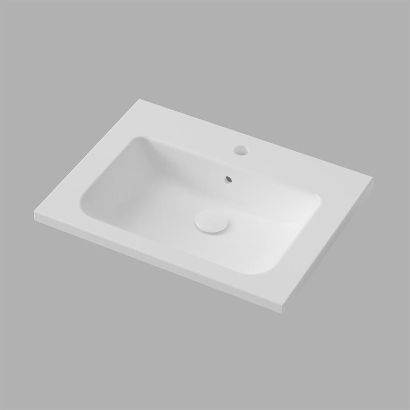 Håndvask INR Shape Porcelæn Glossy White