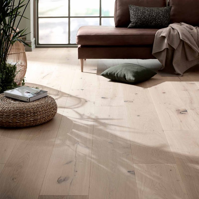 Parketgulv Nordic Floor Grand Country Eg Hvid Matlak 1-Stav