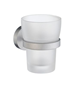 Tandkrus Smedbo Home HS343 Materet Glas/Børstet Krom