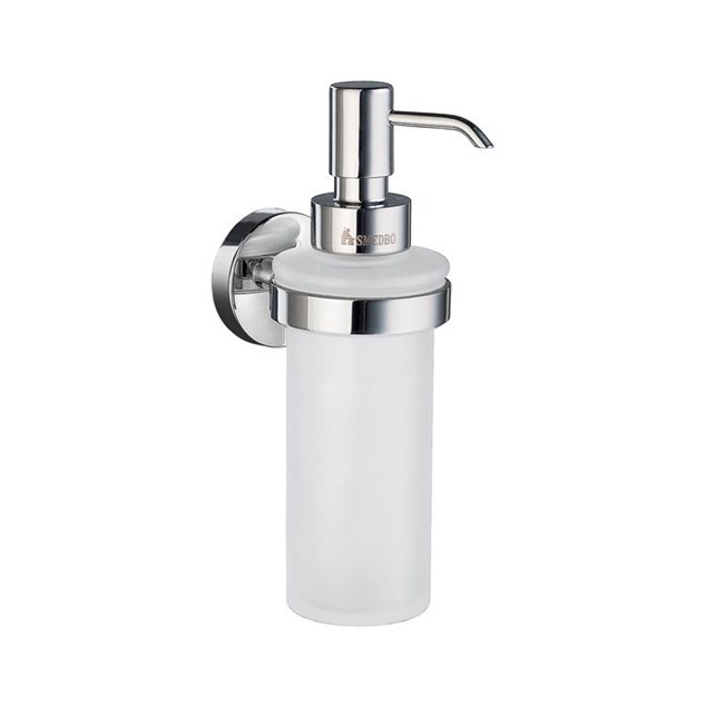Sæbedispenser Smedbo Home HK369 Matteret Glas/Krom