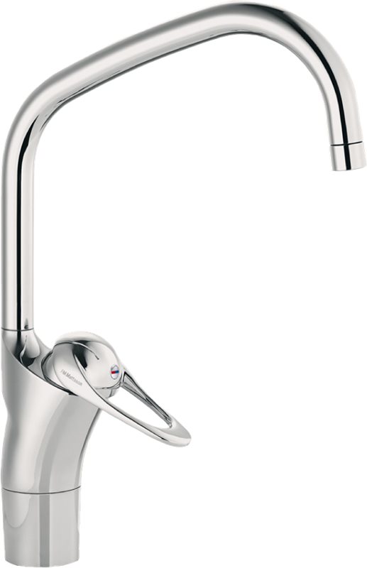 FMM køkkenarmatur Serie 9000E - Forkromet m. høj J-tud