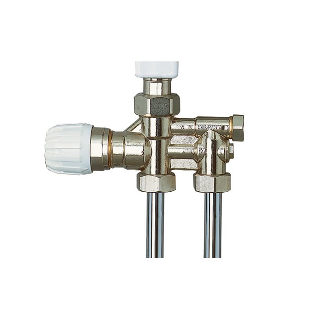 Ventil Svedbergs 54060 Vandbårent Et/To-Rørs Forniklet