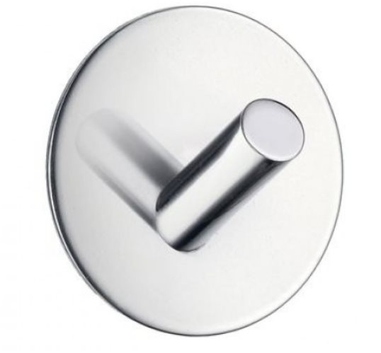 Enkelkrog Rund Beslagsboden Krom Selvklæbende