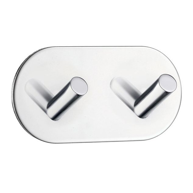 Dobbeltkrog Beslagsboden BK1091 Krom Selvklæbende